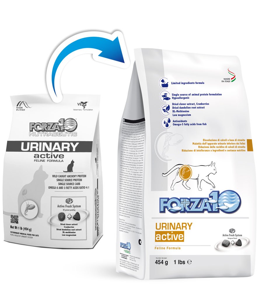 Forza 10 Urinary Active per gatti 454g