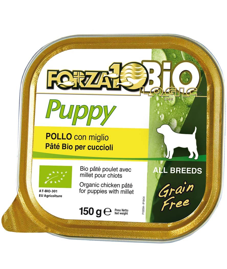 Forza10 Every Day puppy bio paté con pollo e miglio per cuccioli da 150 g