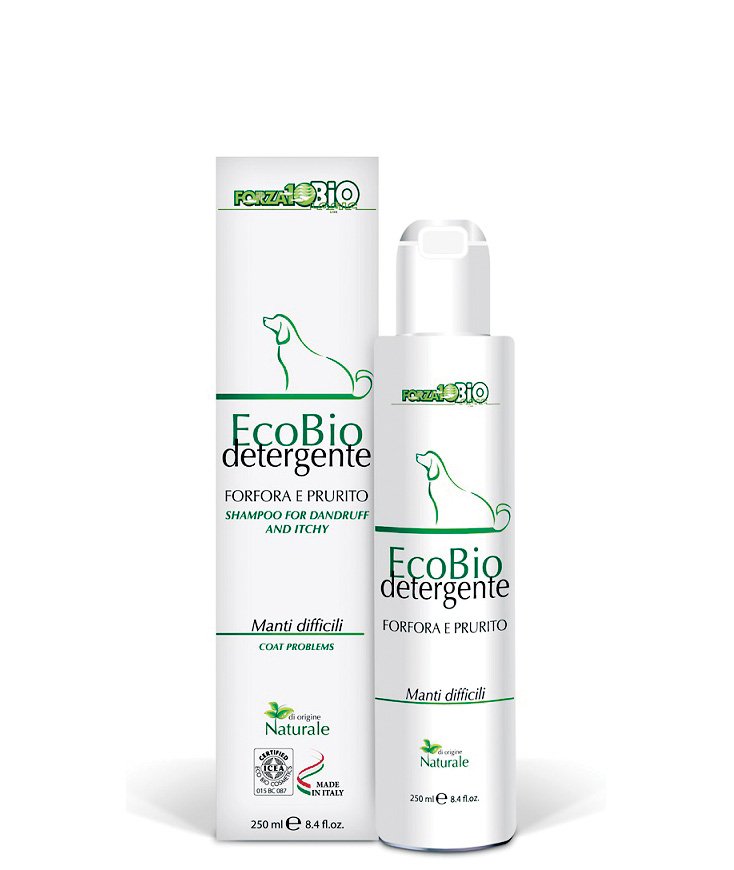 Forza 10 Ecobio Detergente Naturale per Forfora e Prurito per Cani All Breeds 250 ml