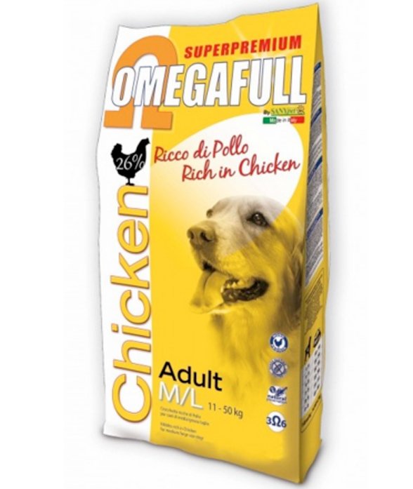 Forza10 Omega full medium large al gusto pollo da 14 kg per cani