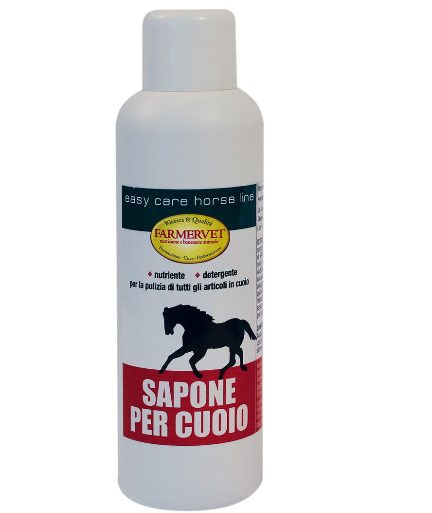 SAPONE PER CUOIO pulisce e deterge tutti gli articoli da selleria 1000 ml