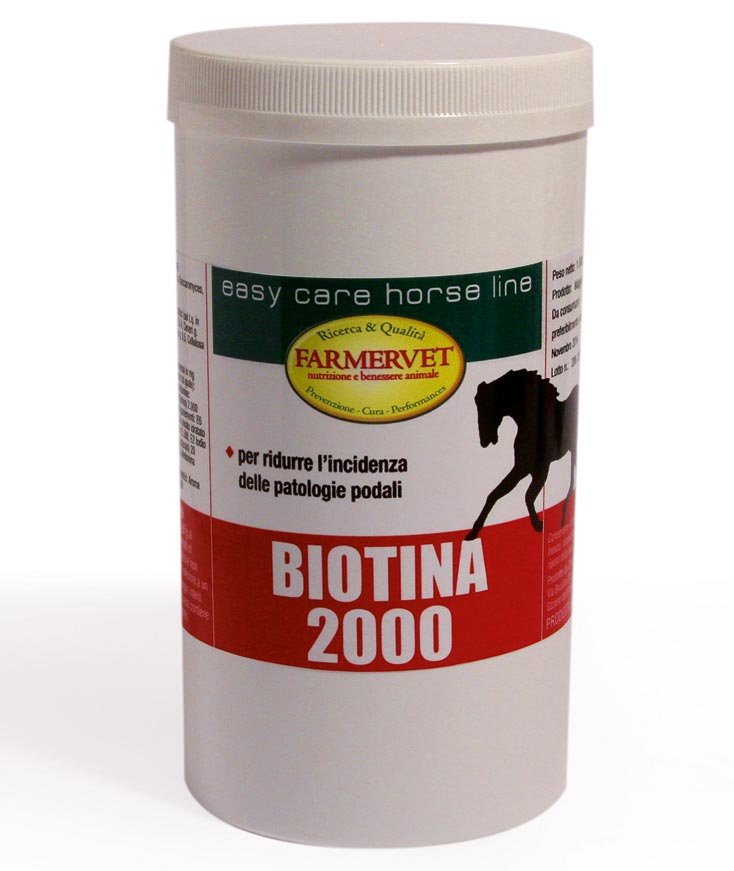 Biotina 2000 per ridurre l'incidenza delle sintomatologie podali 1 kg