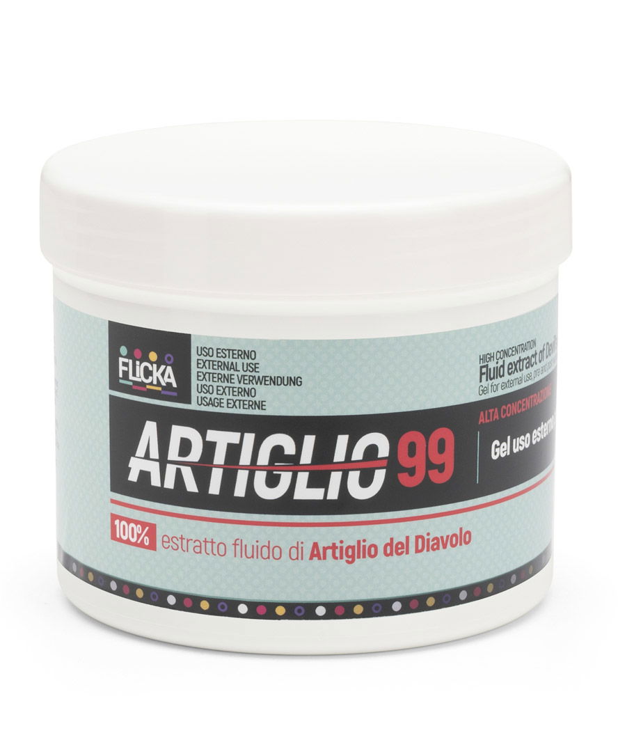 Artiglio 99 Flicka gel artiglio del diavolo ad alta concentrazione per cavalli barattolo 500 ml