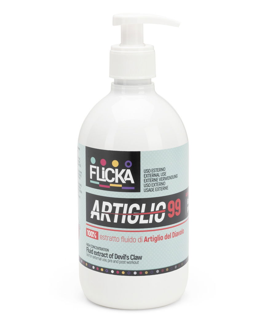 Artiglio 99 Flicka gel artiglio del diavolo ad alta concentrazione per cavalli barattolo 500 ml - foto 1