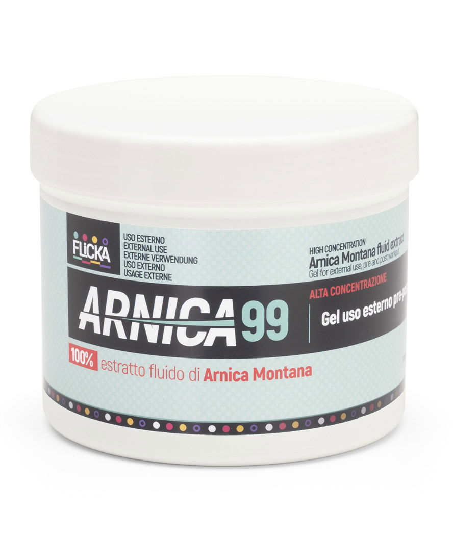 Arnica 99 FLICKA in gel ad alta concentrazione per cavalli 500 ml