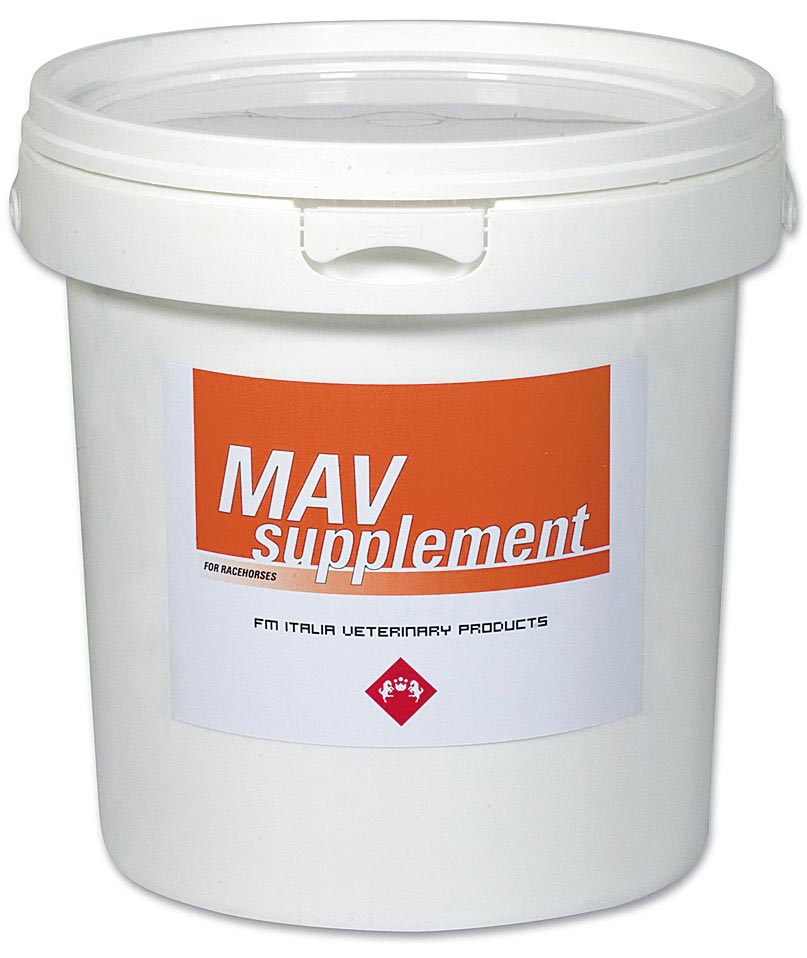 MAV SUPPLEMENT mangime minerale complementare in polvere per cavalli sportivi utile per apportare vitamine, minerali e aminoacidi e aumentarne il tenore della dieta di base 6 kg