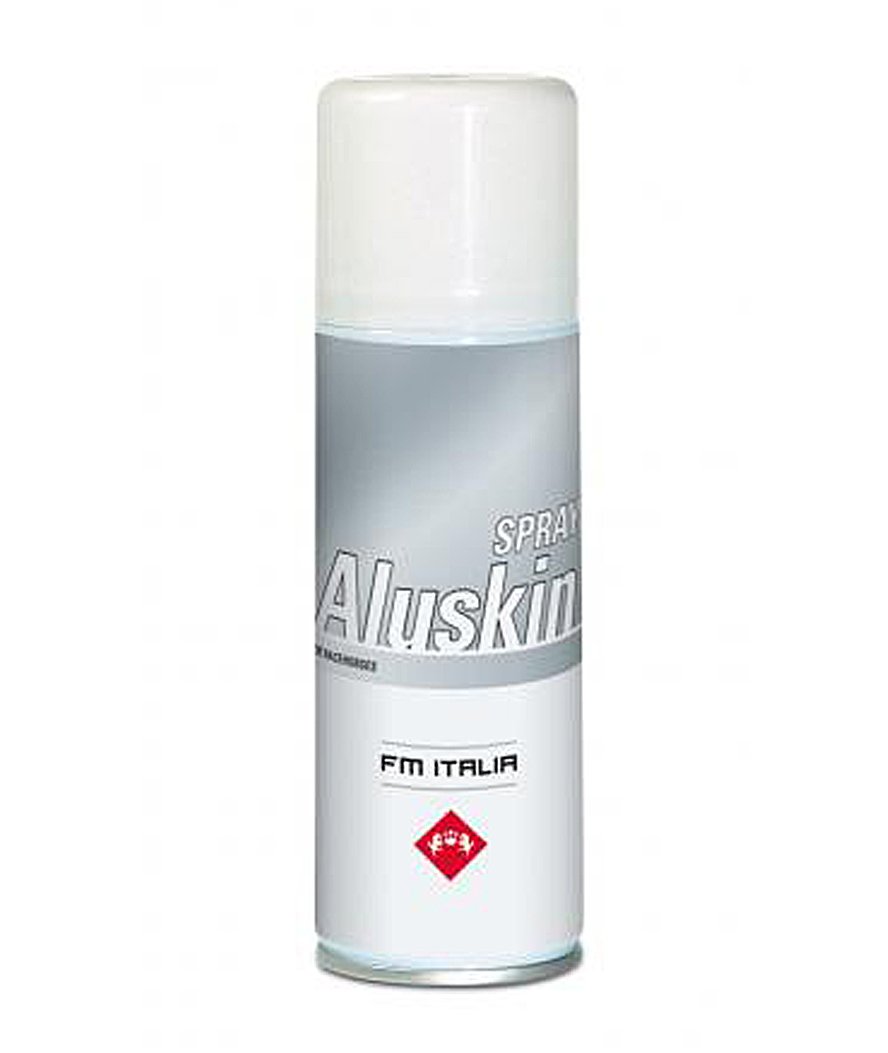 ALUSKIN spray uso esterno contenente alluminio micronizzato traspirante e protettivo da agenti esterni per cavalli 200 ml