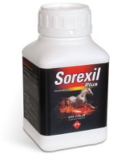 SOREXIL PLUS mangime complementare in emulsione fluida per cavalli sportivi con estratti di curcuma e boswellia 1000 ml