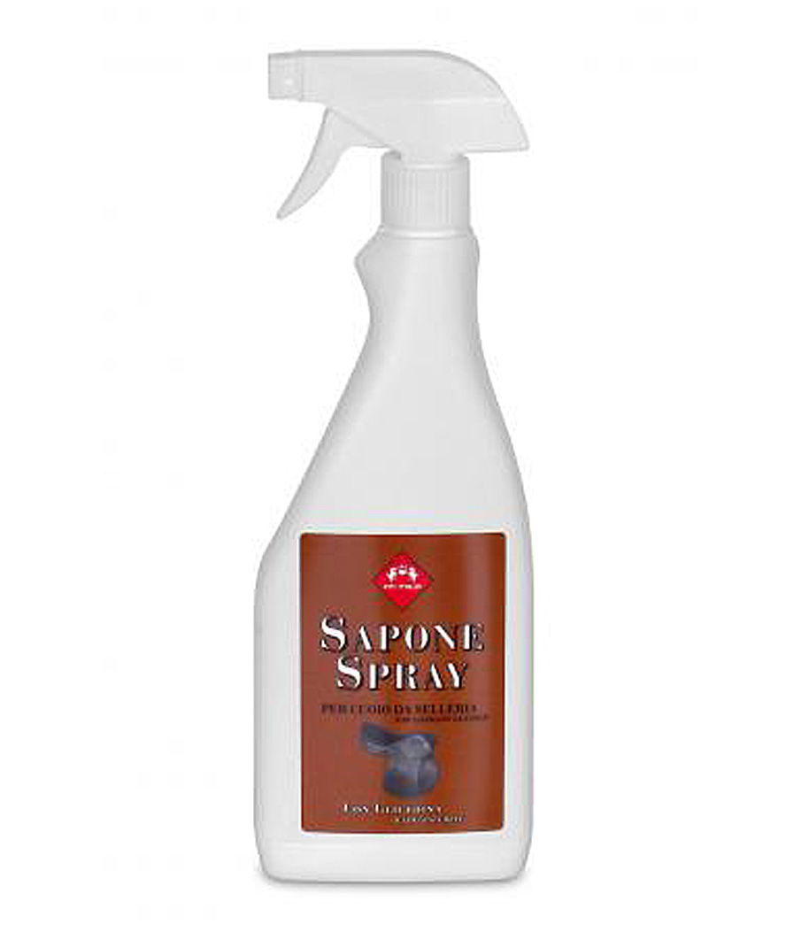 SAPONE SPRAY con Glicerolo Vegetale e sostanze detergenti per la pulizia di oggetti in cuoio 500 ml