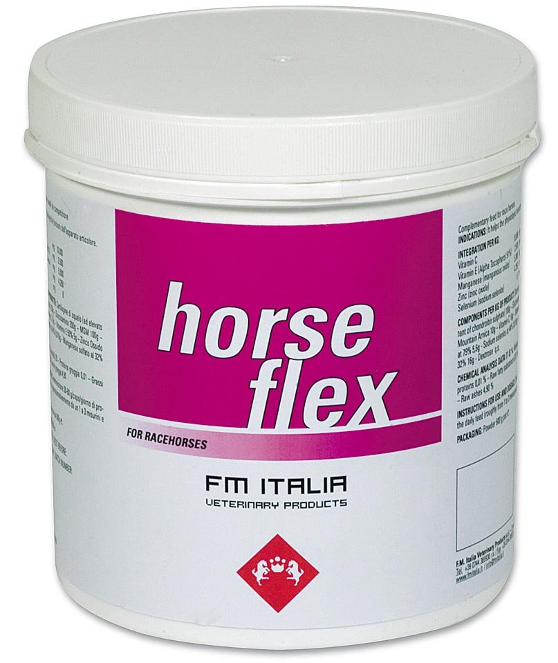 HORSE FLEX mangime complementare per cavalli sportivi con glucosamina e condroitina solfato 600g

