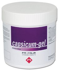 CAPSICUM GEL prodotto per uso esterno con Capsico, ampiamente noto in letteratura scientifica per l'utilità nella preparazione muscolare del cavallo sportivo 750 ml