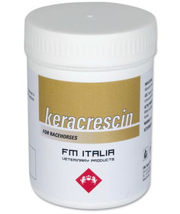 KERACRESCIN crema per uso esterno con Cheratina ampiamente nota in letteratura scientifica per l'utilità nel fisiologico processo di rigenerazione dello zoccolo del cavallo sportivo 250 ml