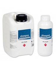Shampoo igienizzante utile per mantenere l'ottimale stato igienico del manto e della cute del cavallo sportivo