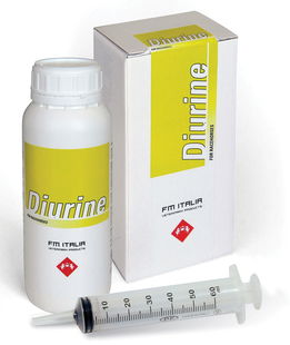 DIURINE mangime complementare in soluzione liquida per cavalli sportivi utile nel favorire la diuresi 500 ml