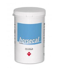HORSECAL mangime complementare minerale in polvere utile come fonte di calcio per il mantenimento del corretto metabolismo osseo nel cavallo sportivo 1000 g 
