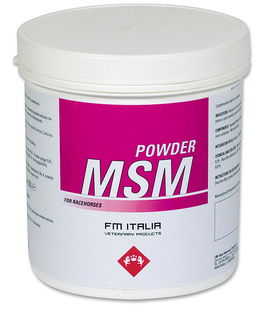 MSM POWDER mangime complementare in polvere per cavalli sportivi 600g