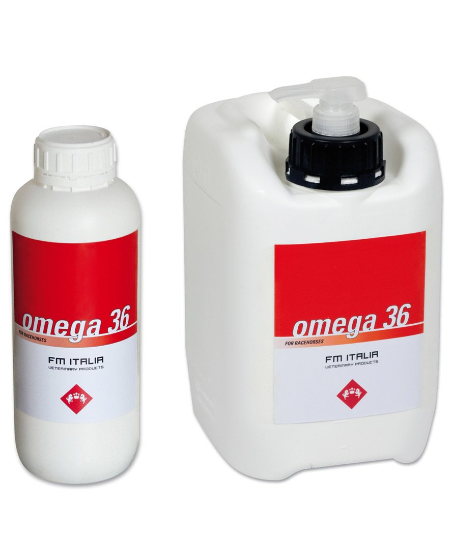 OMEGA 36 mangime complementare utile a mantenere gli ottimali livelli di acidi grassi omega-6 e omega-3 nel cavallo sportivo