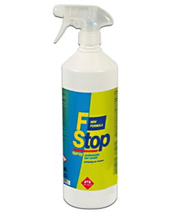 F STOP SPRAY prodotto profumato per cavalli sportivi