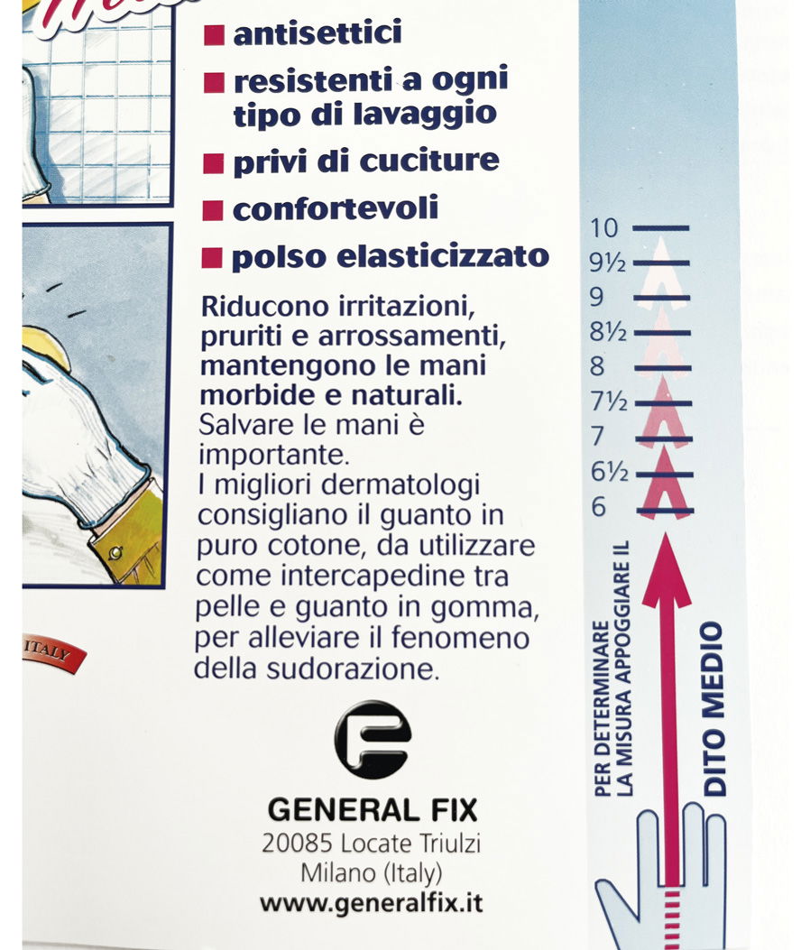 Guanti Salvamani in filo di cotone 100% sterilizzabili tipo chirurgia antisettici Misura 7,5 - foto 1