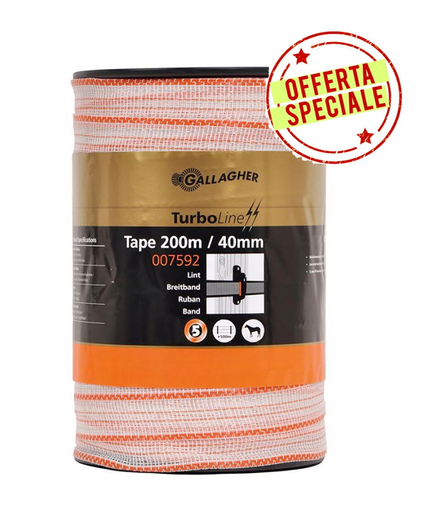 Fettuccia turboline4 cm bobina da 200 metri con 10 conduttori inox da 0.16mm e uno da 0.20mm + 4 conduttori in metalli misti da 0.25 mm ARANCIO