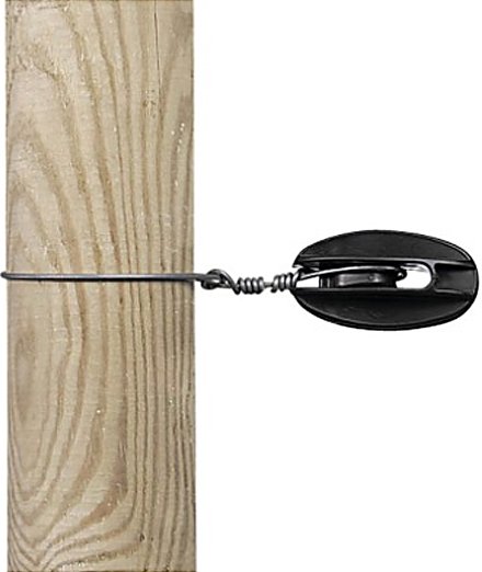 Isolatore di testa Gallagher per pali in legno, filo o corda 5 o 100 pezzi