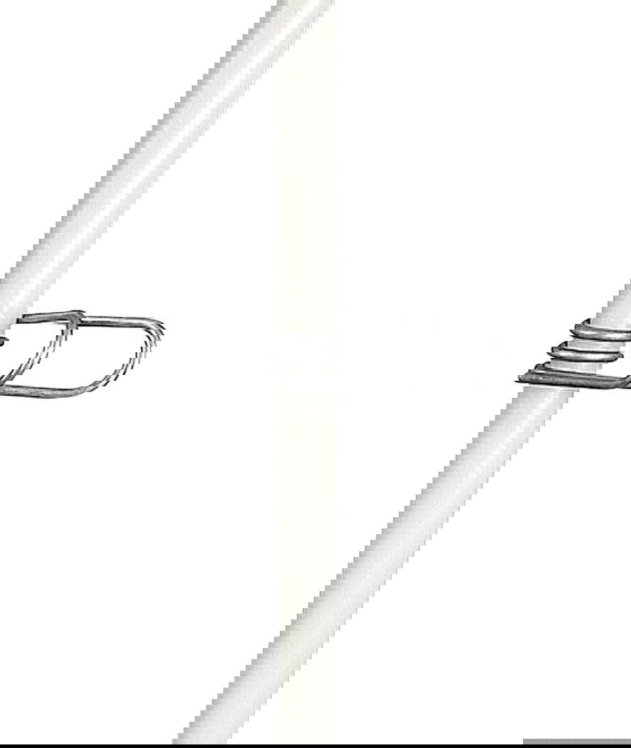 Clip in acciaio per pali in fibra di vetro diametro 10 mm confezione da 25 pezzi - foto 1