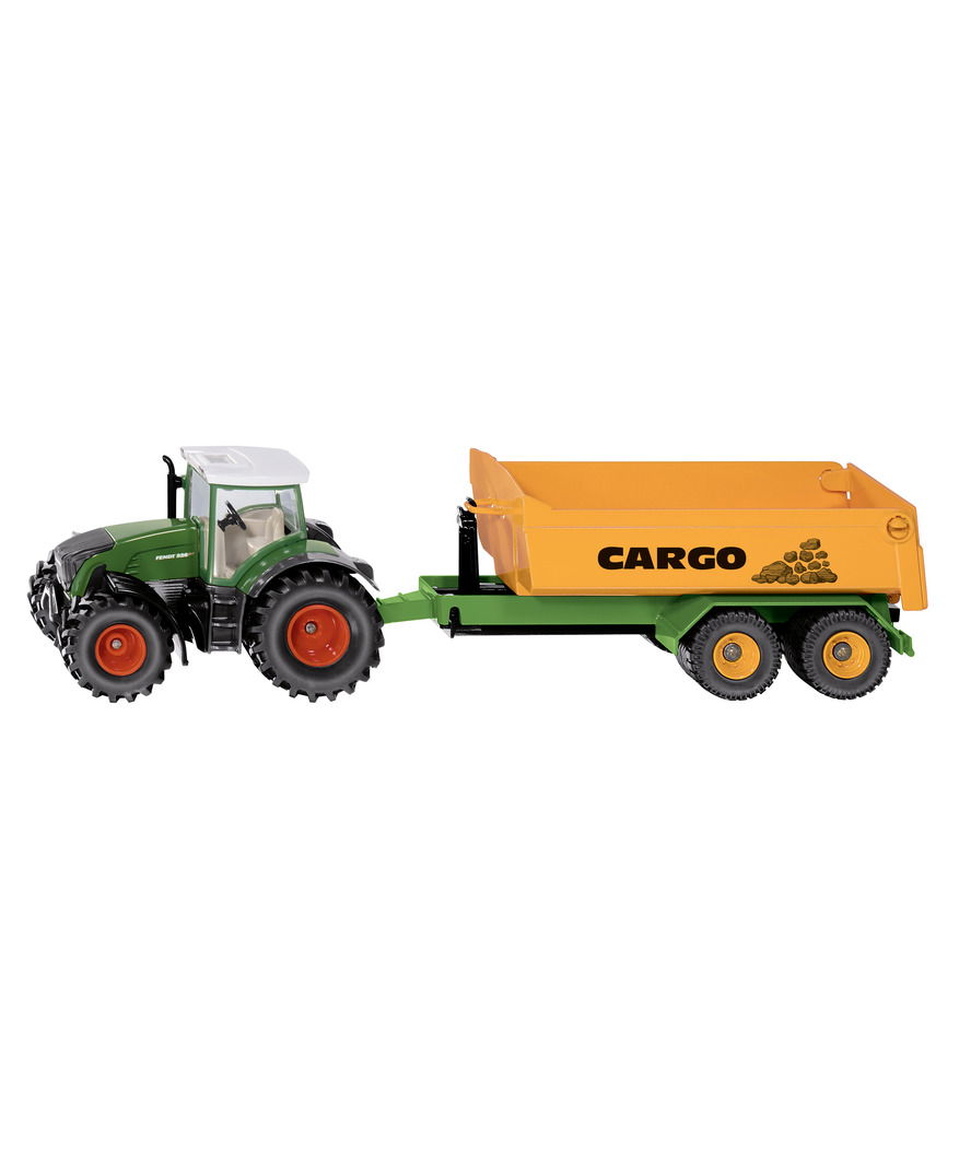 Fendt con rimorchio Joskin e carrello 1:50