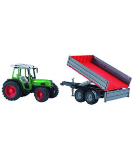 Fendt 209 S con rimorchio ribaltabile 1:16