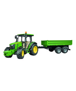 John Deere 5115M con rimorchio ribaltabile 1:16