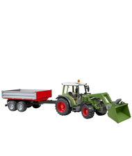 Fendt Vario 211 con rimorchio ribaltabile