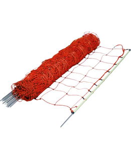 EuroNetz Gallagher rete per capra arancio altezza 105 cm 1 punta con 14 picchetti lunghezza 50 m