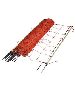 EuroNetz Gallagher rete per capra arancio altezza 105 cm 2 punte con 14 picchetti lunghezza 50 m