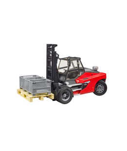 Linde HT160 carrello elevatore con pallet e 3 cassette