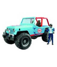 Jeep Cross Country racer blu con autista
