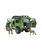 Land Rover Defender Station Wagon con guardia forestale e cane