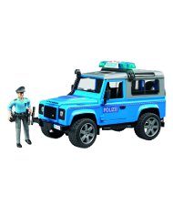 Land Rover Defender Auto della polizia con agente