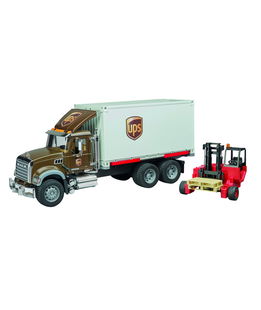 Mack Granite UPS Corriere con carrello elevatore 1:16