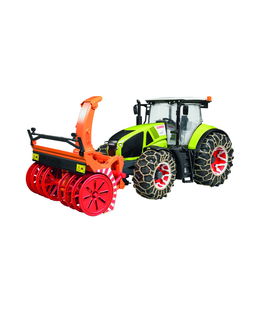 Claas Axion 950 con catene da neve e spazzaneve 1:16