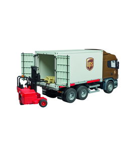 Scania R-Series UPS Corriere con carrello elevatore 1:16