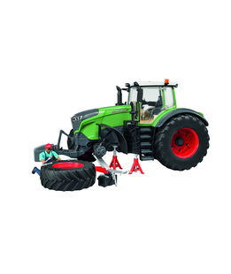 Fendt 1050 Vario con meccanico e attrezzatura da officina 1:16