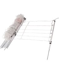 EuroNetz Gallagher rete bianco per cinghiali alta 75 cm completo di 14 picchetti lunghezza 50 m