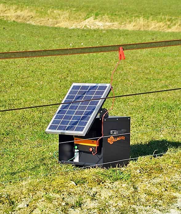 Elettrificatore B180 con solar scatola a batteria 12V professionale per recinzioni fino a 5km per cavalli, bovini, capre, pecore e selvatici - foto 2