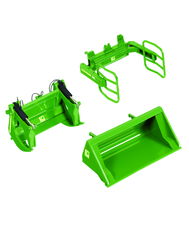 Accessori per caricatore frontale, set A JD verde 1:32