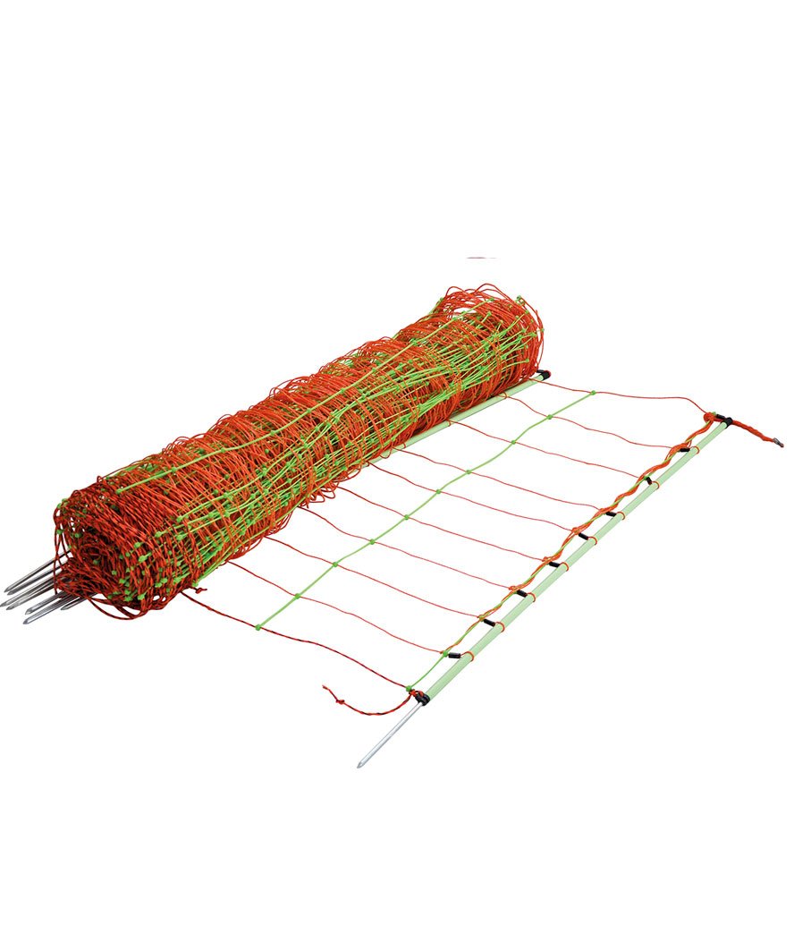 Euronetz combi rete arancio per ovini altezza 105 cm completo di 14 picchetti lunghezza 50 m - foto 1