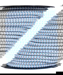 Corda elastica bianco indicata per cancelli di passaggio 50m