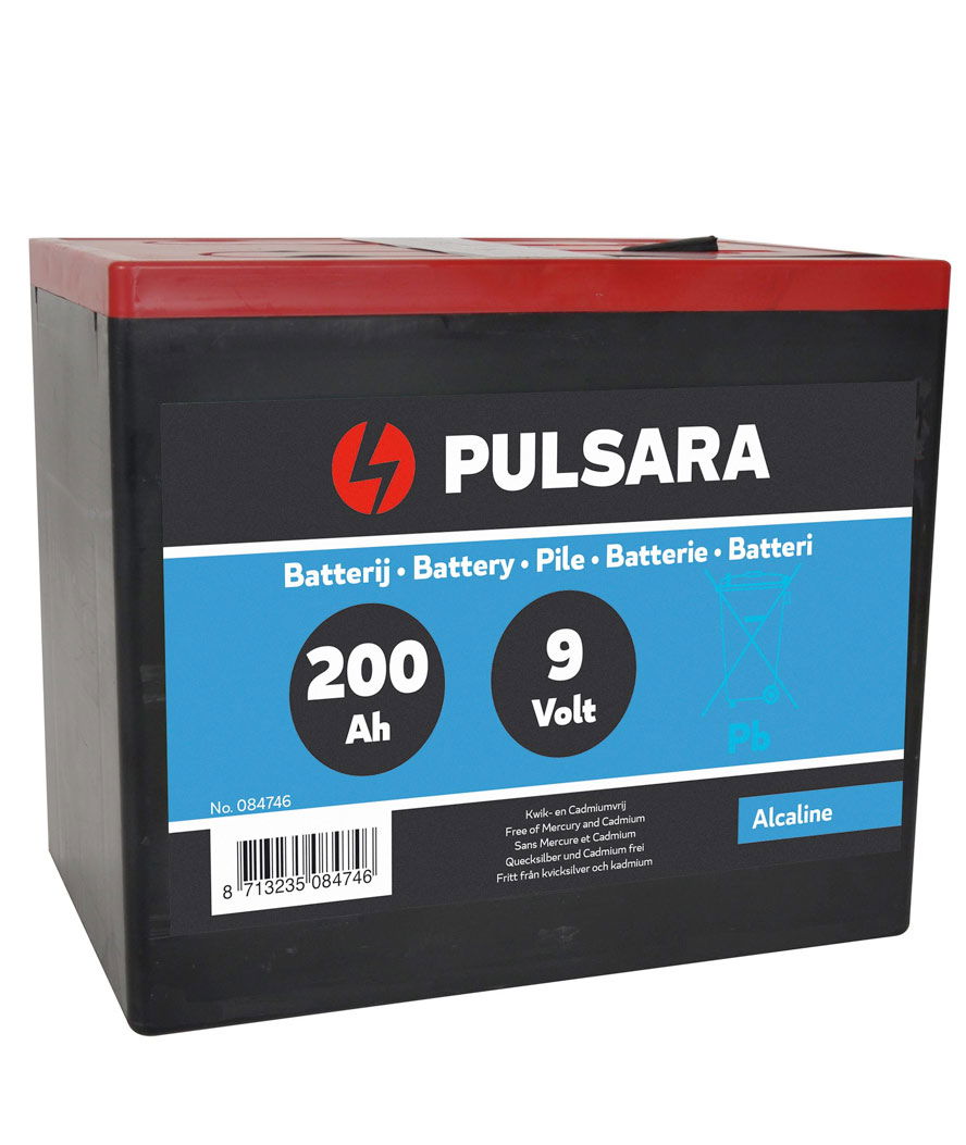 Batteria alcalina 9V/200Ah senza mercurio