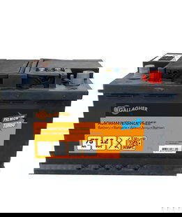 Batteria Gallagher Premium Turbo AGM 12V/75Ah per elettrificatori e recinti elettrici