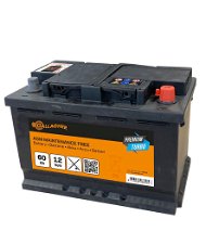 Batteria Gallagher Premium Turbo AGM 12V/60Ah per elettrificatori e rencinti elettrici