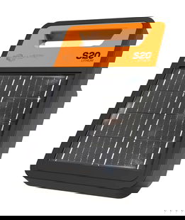 Elettrificatore solare S20 Gallagher con batteria al litio per  recinti fino 2 km per cavalli, bestiame, maiali