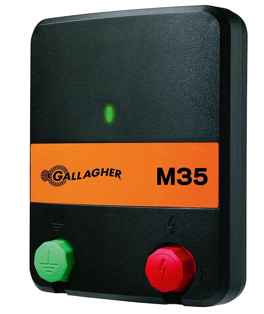 Elettrificatore Gallagher M35 a corrente 230V per recinti fino 2 km per cani, gatti e conigli